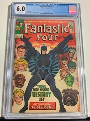 Fantastic Four 46 1/66 Marvel Comics Universal 6.0 OFF-WHITE CGC (1 of 3)