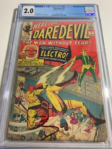Daredevil 2 6/64 Marvel Comics Universal 2.0 CREAM TO OFF-WHITE CGC (1 of 3)