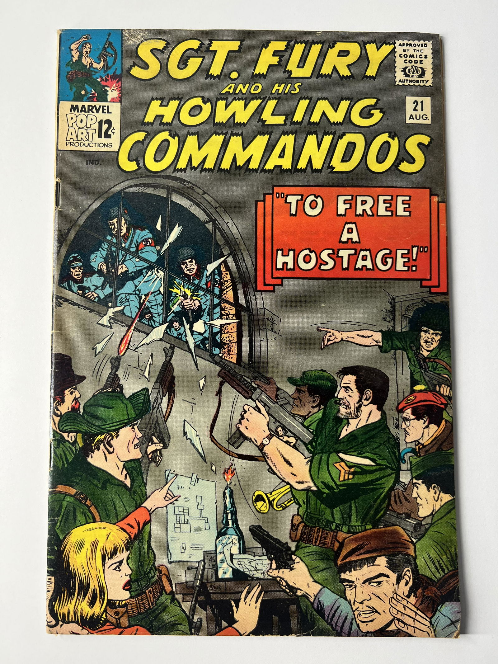 SGT Fury and His Howling Commandos Aug 1965 Vol. 1 No. 21 (1 of 3)