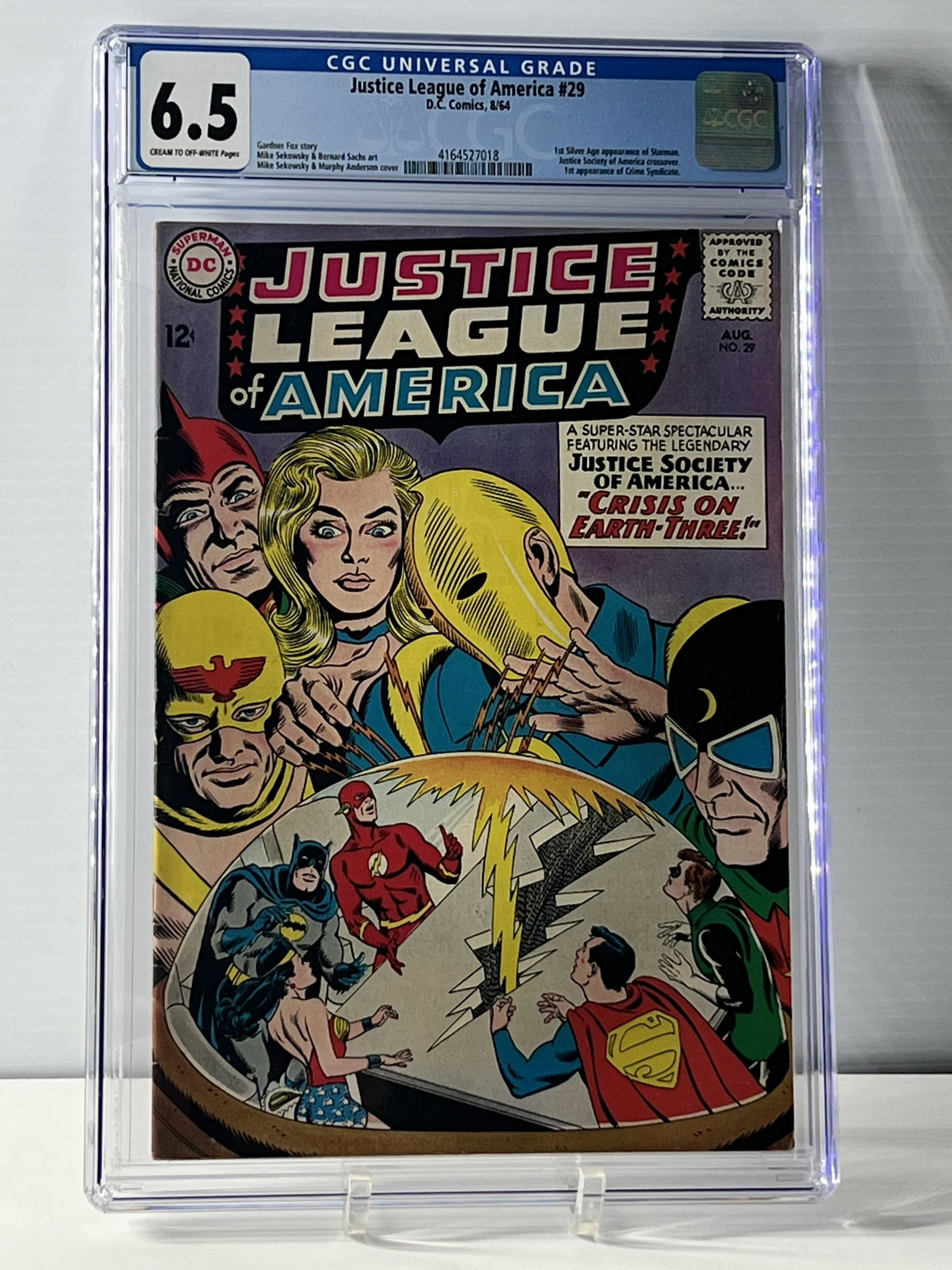Justice League of America 29 8/64 D.C. Comics Universal CGC 6.5 CREAM TO OFF-WHITE (1 of 4)