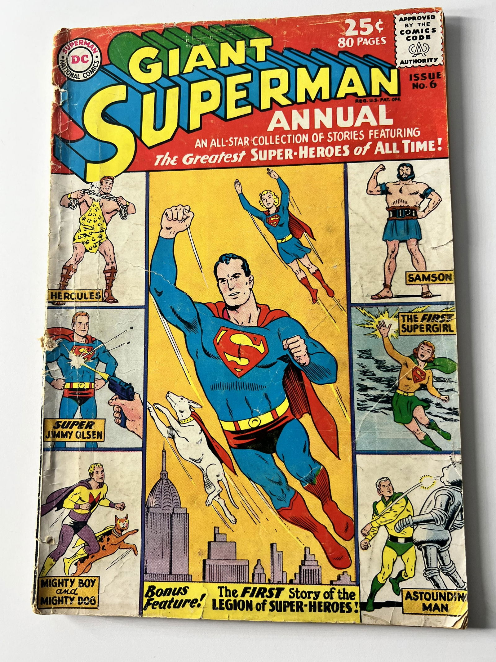 Giant Superman Annual No. 6 Winter 1962-63 Issue (1 of 4)