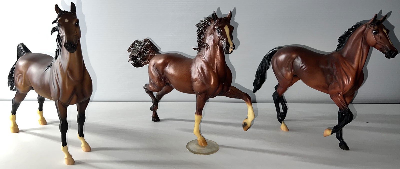 (3) Breyer Model Horses: Harmonie, Herd Stallion, AFleet Alex (1 of 5)