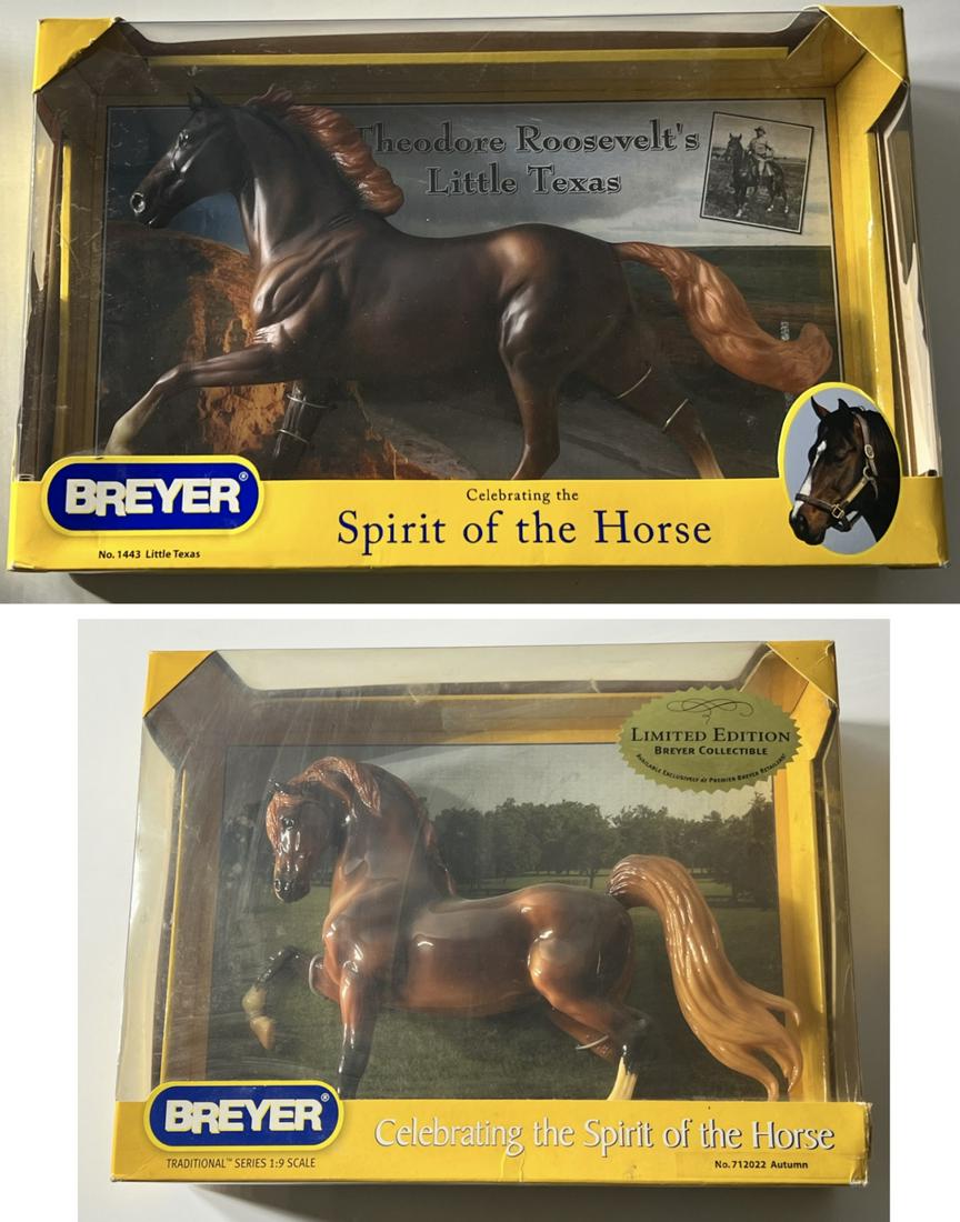 (2) Breyer Horses Little Texas No. 1443  & Autumn No. 712022 - Brand New Original Packaging (1 of 11)