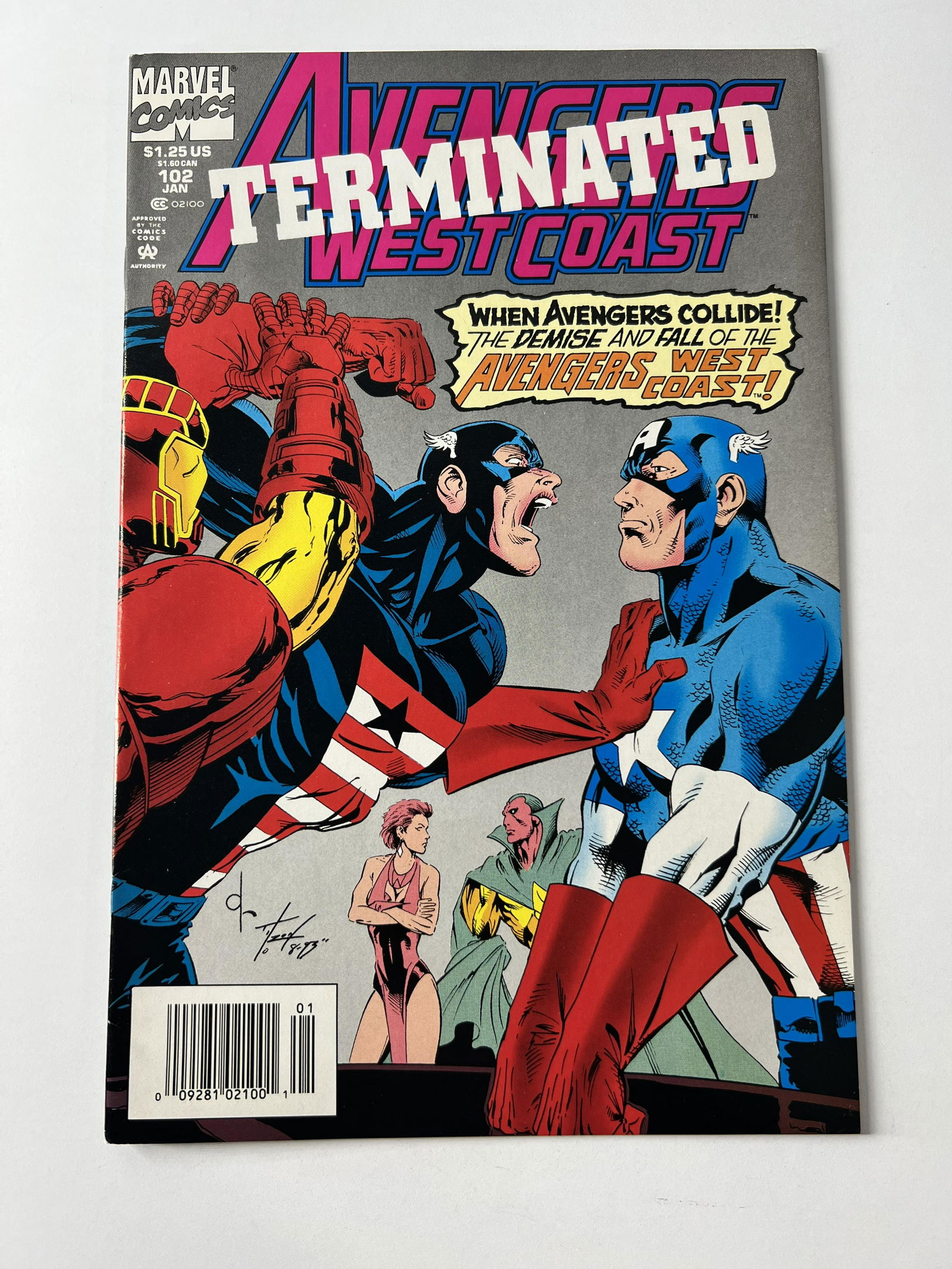 Avengers West Coast Jan 1994 Vol. 2 No. 102 (1 of 4)