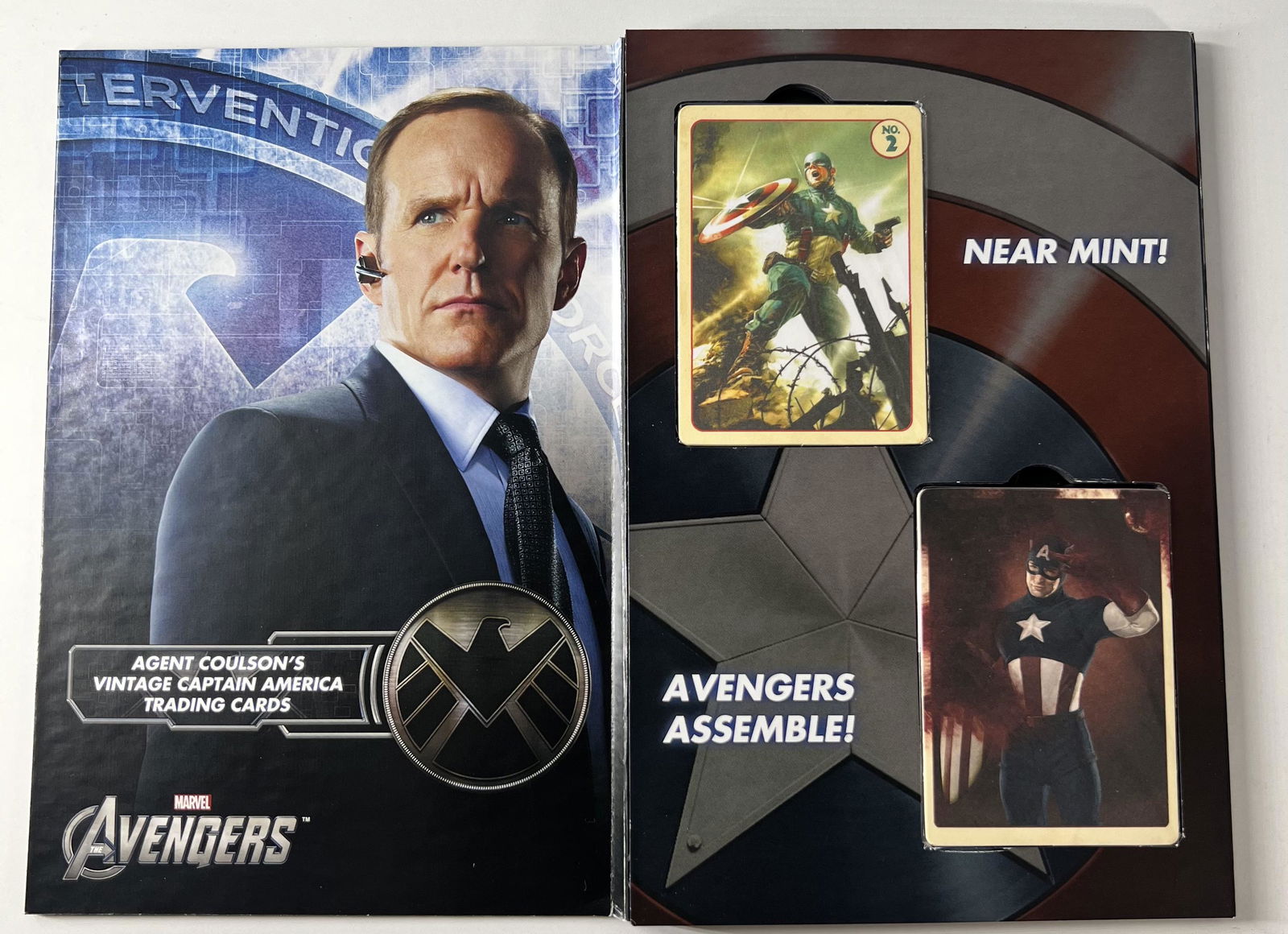 Marvel Avengers Agent Coulson Captain America Trading Cards Life Size efx 2012 (1 of 6)