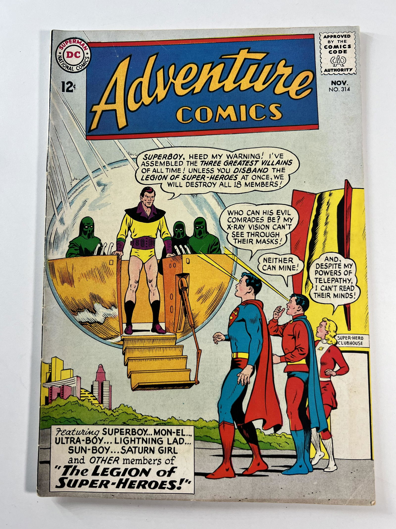 Adventure Comics Nov 1963 Vol. 1 No. 314 (1 of 4)