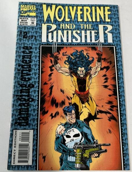 Wolverine & The Punisher: Damaging Evidence No. 2 Nov 1993: Wolverine & The Punisher: Damaging Evidence No. 2 Nov 1993. I looked through the book and it appears to Medium to High Grade 6.0 to 9.5 condition.