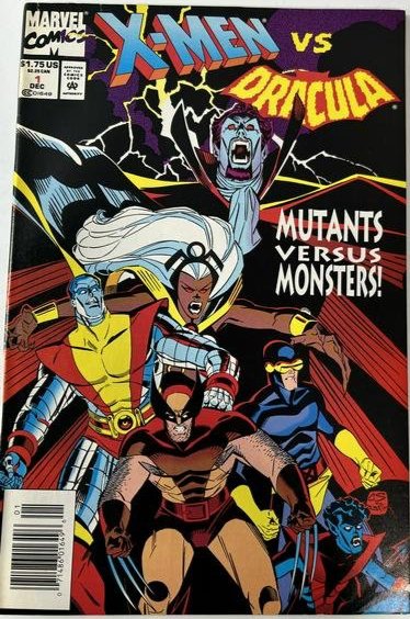 X-Men vs Dracula Vol. 1 No. 1 Dec 1993: X-Men vs Dracula Vol. 1 No. 1 Dec 1993. Caption: "Mutants Versus Monsters" I looked through the book and it appears to Medium to High Grade 6.0 to 9.5 condition.