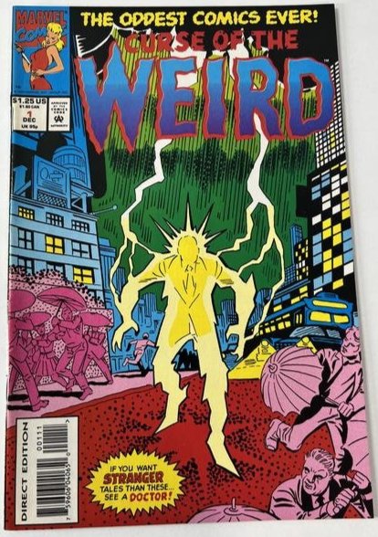 Curse of the Weird Vol. 1 No. 1 Dec 1993: Curse of the Weird Vol. 1 No. 1 Dec 1993. Caption: "If You Want Stranger Tales Then These... See a Doctor!" I looked through the book and it appears to Medium to High Grade 6.0 to 9.5 condition.