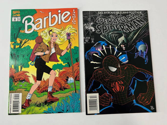 2) Barbie Fashion Vol. 1 No. 35 Nov 1993 & The Spectacular Spider-man Vol. 1 No. 207 Dec 1993 (#0375) on Feb 12, 2023 | JC Auctions in NJ 2) Barbie Fashion Vol. 1 No. 35 Nov 1993 & The Spectacular Spider-man Vol. 1 No. 207 Dec 1993 (#0375) on Feb 12, 2023 | JC Auctions in NJ