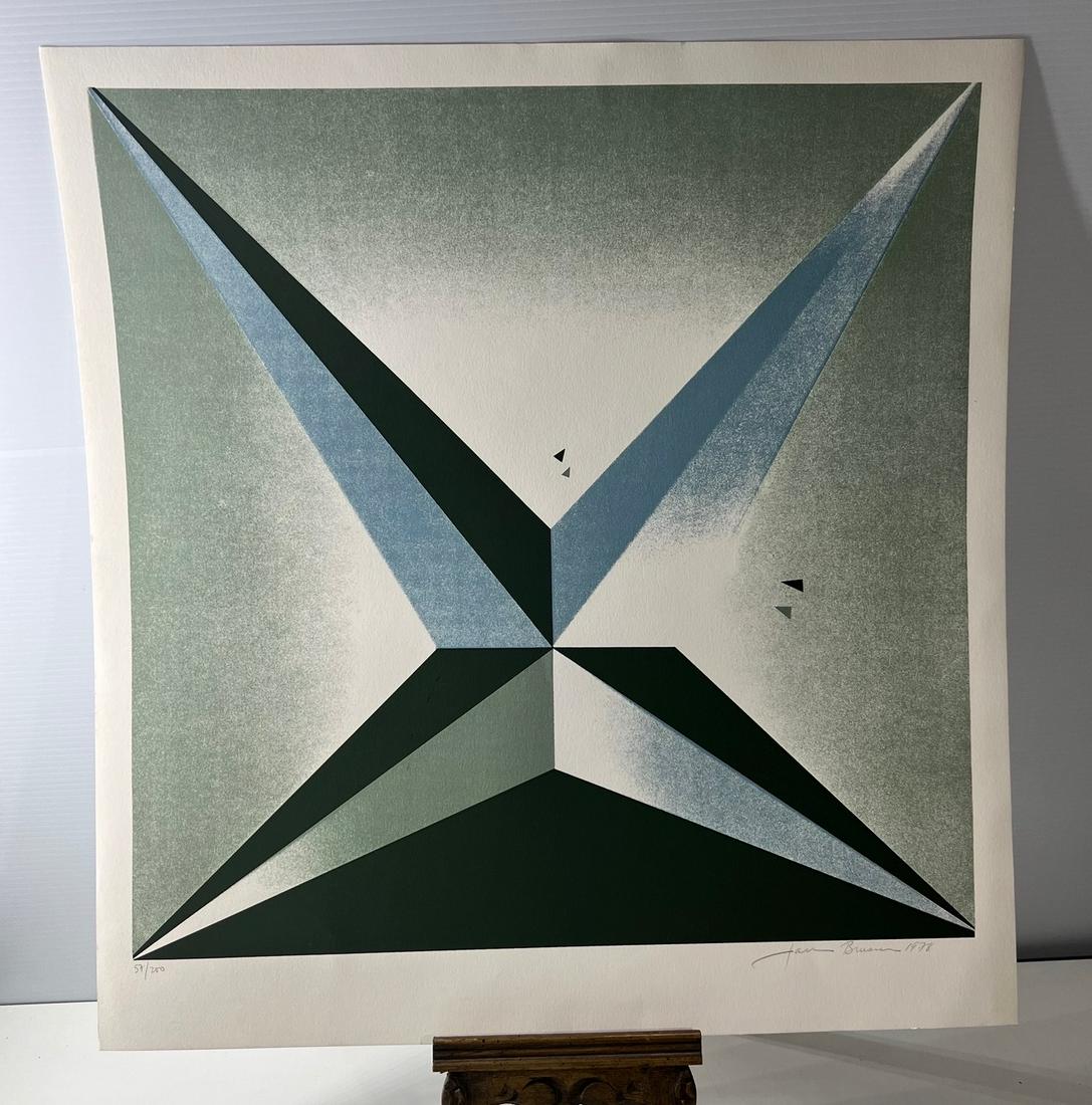 Jack Brusca Star Pop Art Silkscreen 1978 - Serigraph Hand Signed and Numbered in Pencil 57/200 (1 of 5)