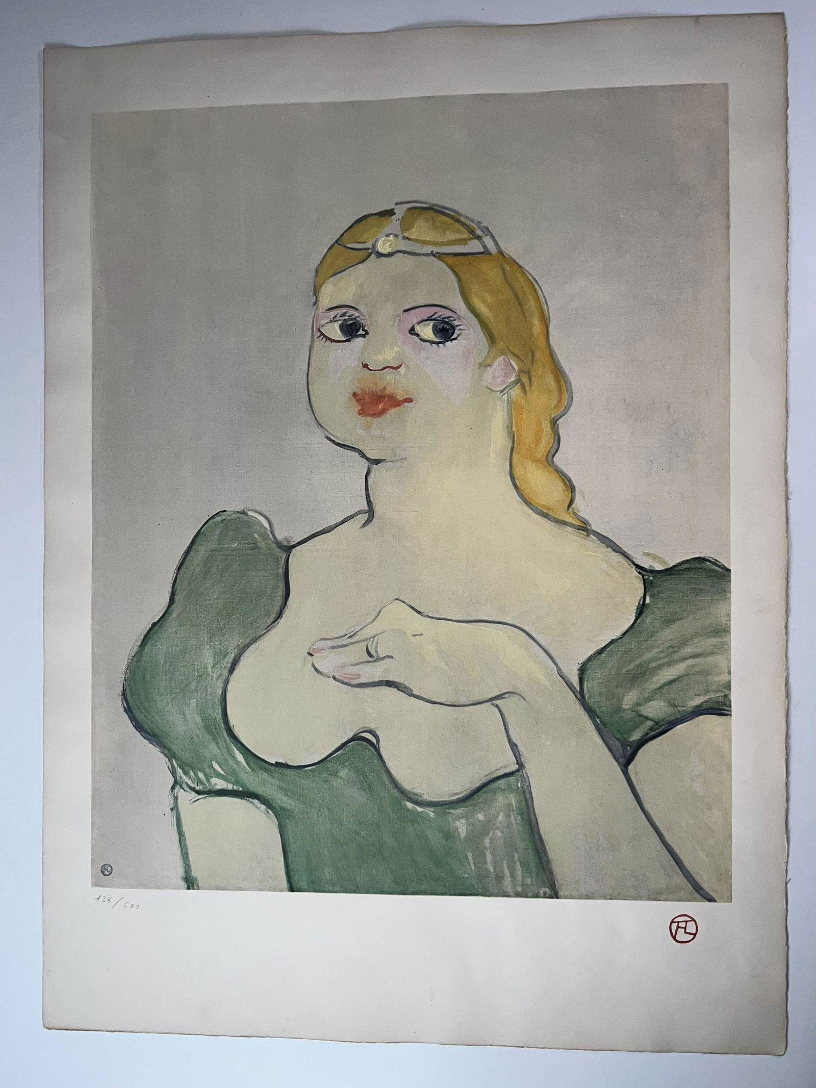 Henri De Toulouse-Lautrec "La Mere Capulet" 1893 Lithograph No 138/500 bottom left and Initials (1 of 5)