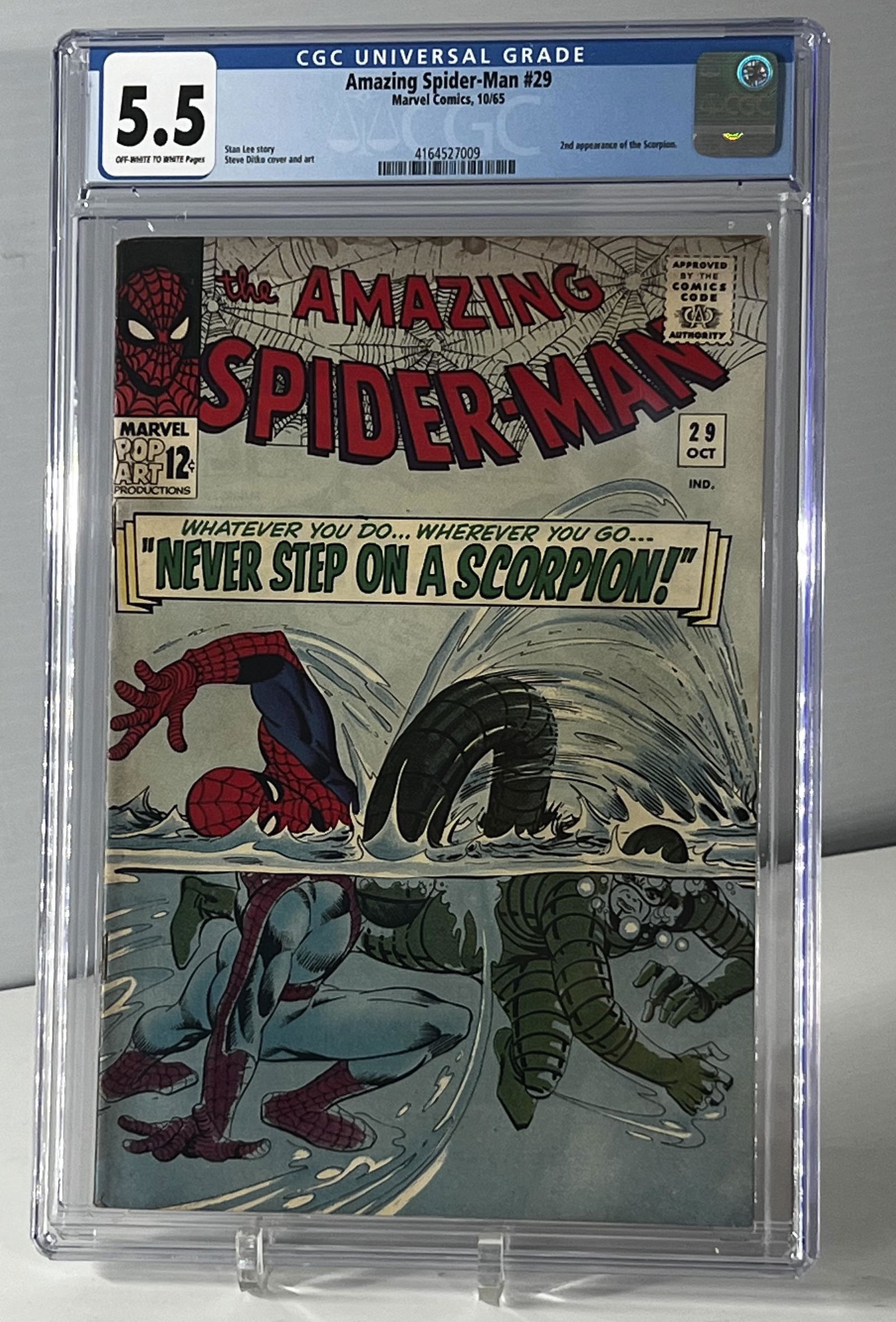 Amazing Spider-Man 29 10/65 Marvel Comics Universal CGC 5.5 OFF-WHITE TO WHITE (1 of 4)