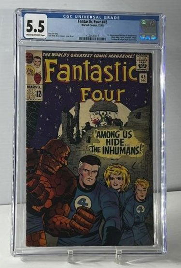 Fantastic Four 45 12/65 Marvel Comics Universal CGC 5.5 CREAM TO OFF-WHITE (1 of 4)
