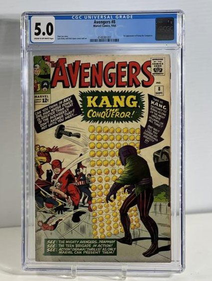 Avengers 8 9/64 Marvel Comics Universal CGC 5.0 CREAM TO OFF-WHITE (1 of 4)