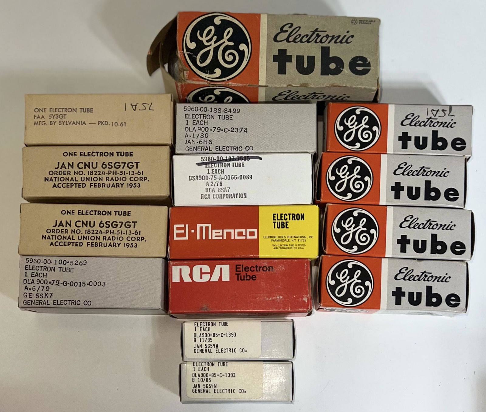 Ham Radio Tubes Brand New in the Box Assorted Lot of 15 (1 of 2)