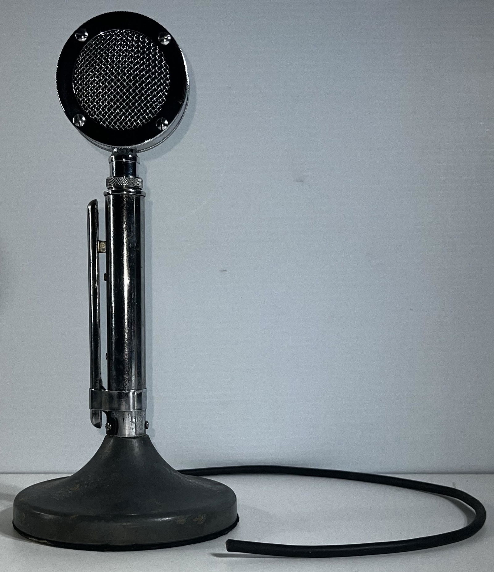 Astatic D104  Microphone Lolipop Vintage Chrome Desktop Microphone (1 of 8)