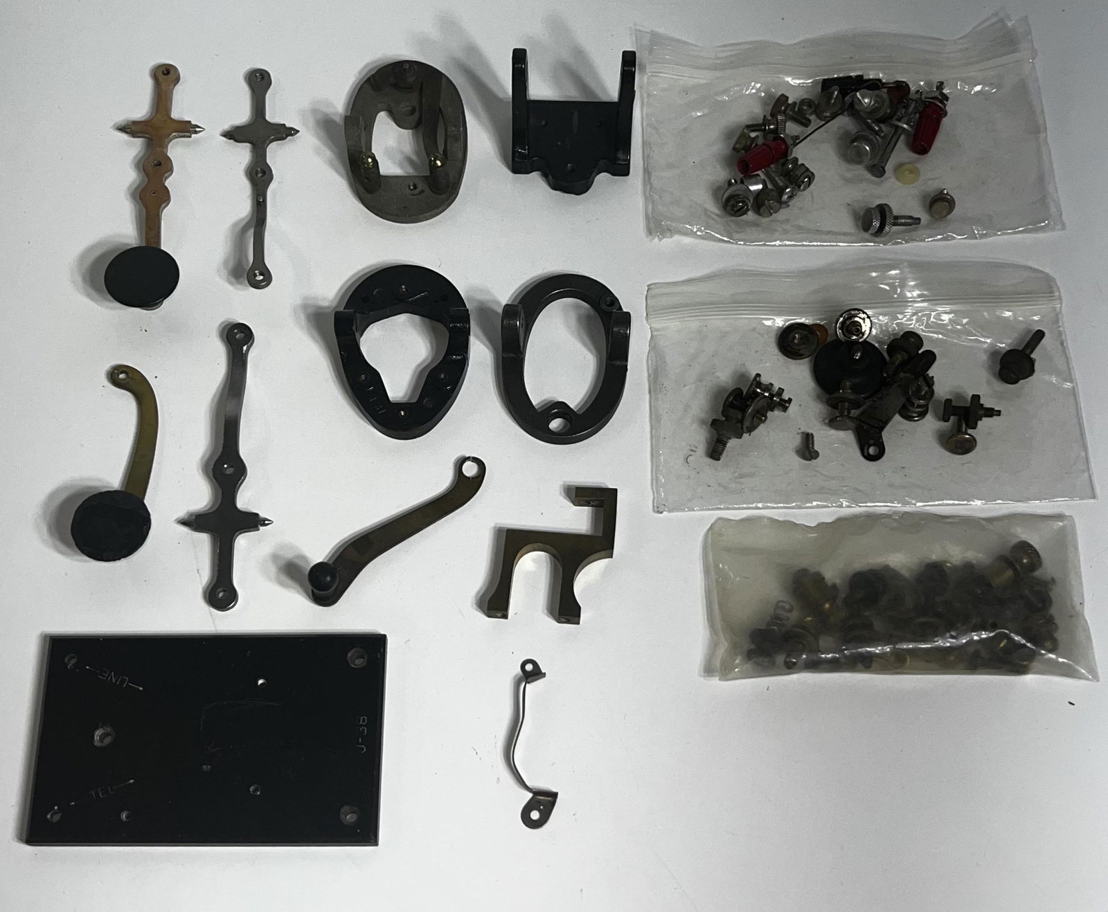 Vintage Telegraph Morse Code Key Assorted Parts: Vintage Telegraph Morse Code Key Assorted Parts. All the parts you need for a vintage Telegraph morse code key. Including one base.