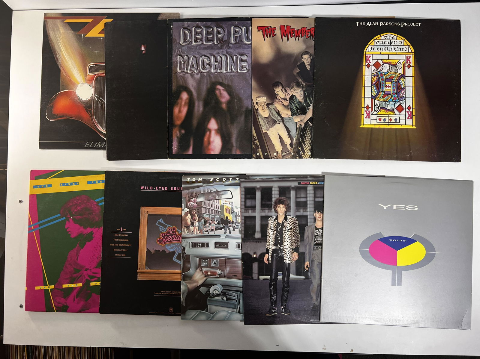 The Kinks ZZ Top Yes The Alan Parson's Project Phantom, Rocker & Slick Tom Scott 38 Special The (1 of 11)