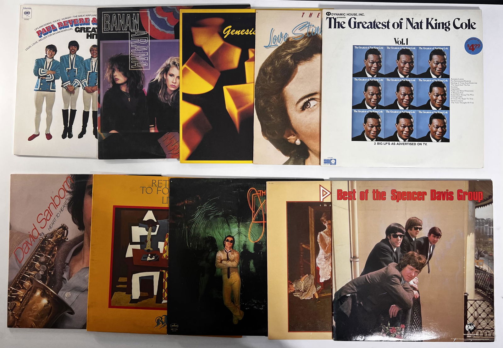 The J. Geils Band Genesis Bananarama Paul Revere & The Raiders Nat King Cole Spencer Davis Group (1 of 11)