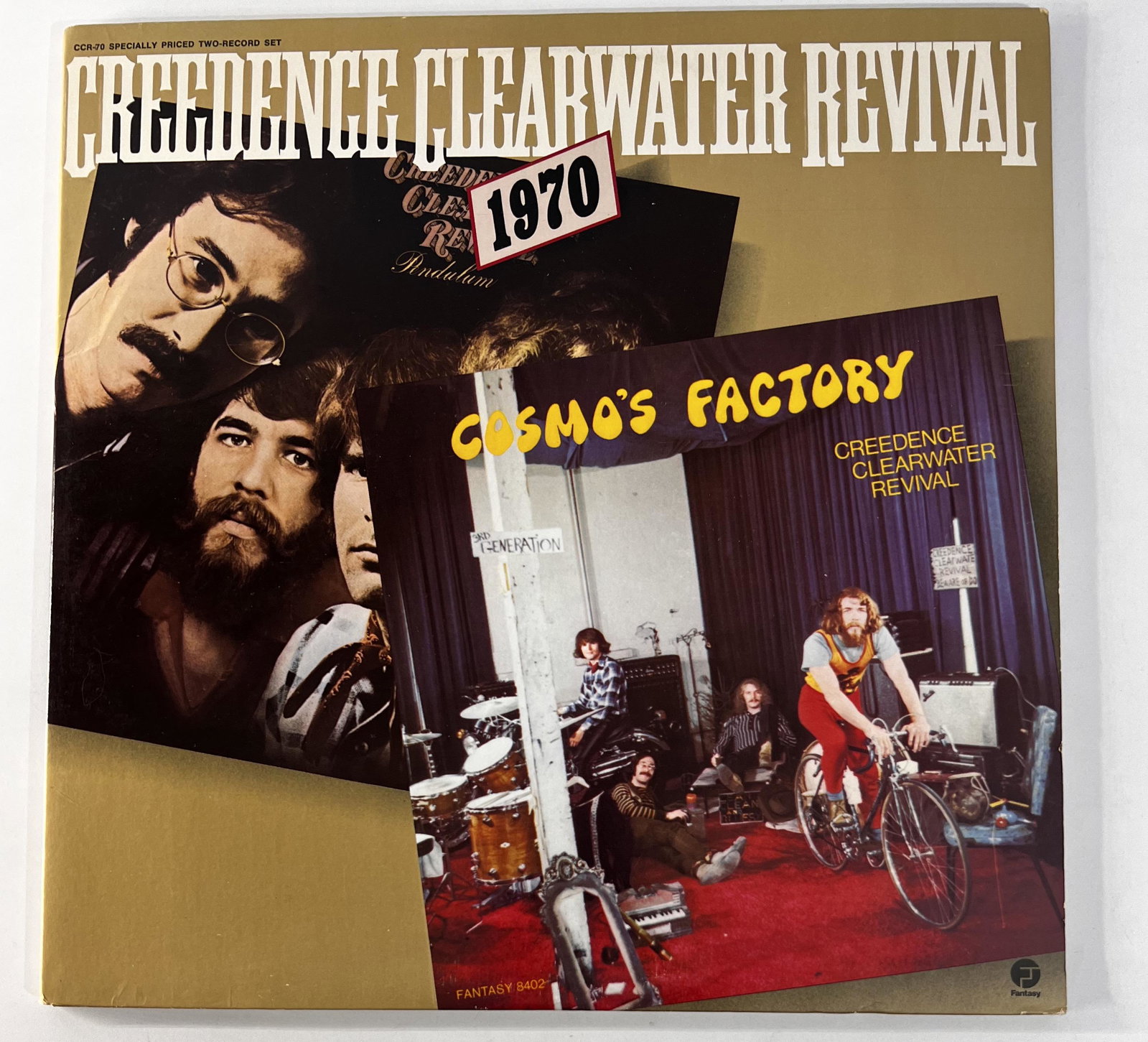 1970 Creedence Clearwater Revival "Cosmo's Factory" Vinyl Album: 1970 Creedence Clearwater Revival "Cosmo's Factory" Vinyl Album. They measures 12". We looked at these vinyls and they are in excellent used condition. Side 1 Serial No. CCR-70-A Side 2 Serial No. CCR