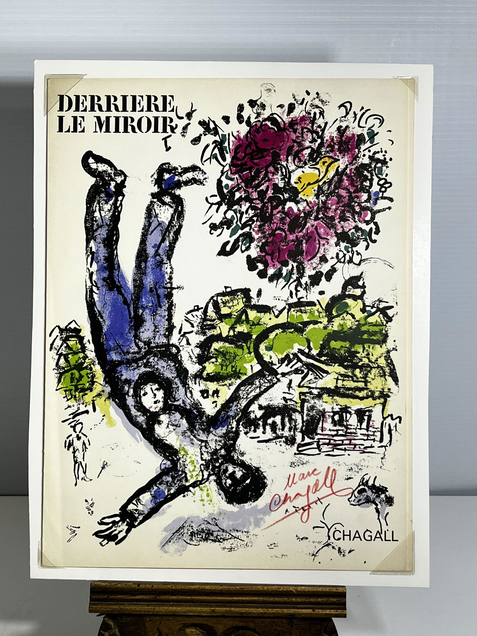 Marc Chagall Lithograph Derriere Le Miroir No 147 1964 (1 of 7)