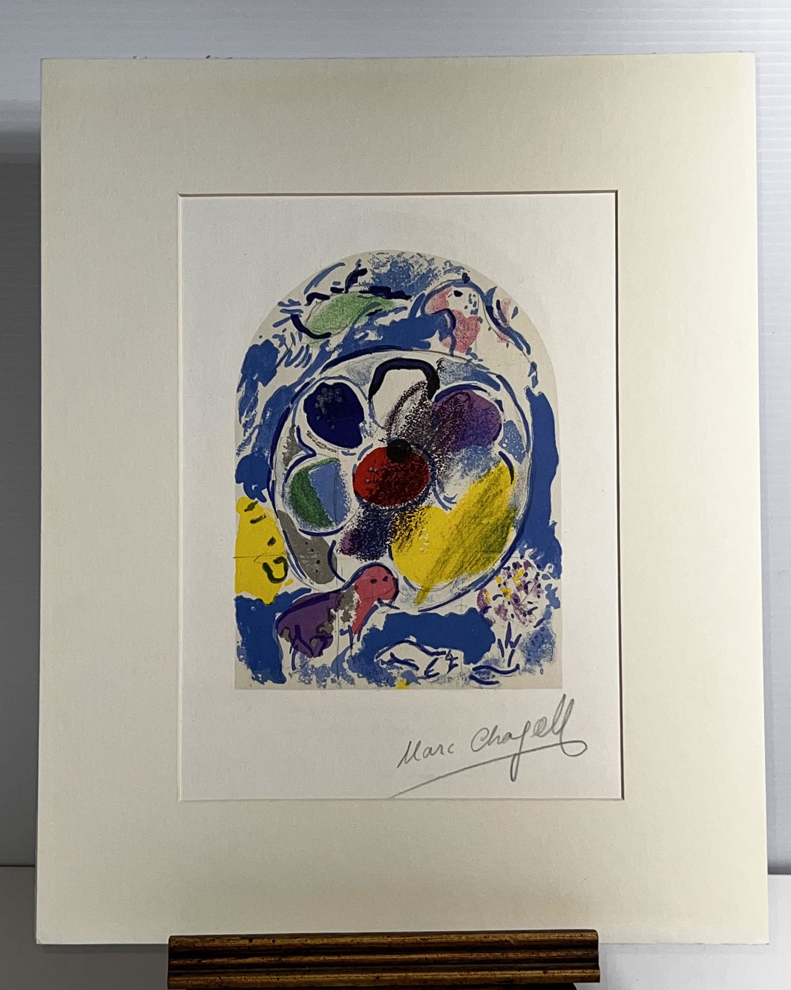 Marc Chagall Print The Jerusalem Windows 1962 Benjamin (1 of 4)