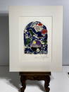 Marc Chagall Print The Jerusalem Windows 1962 Simeon