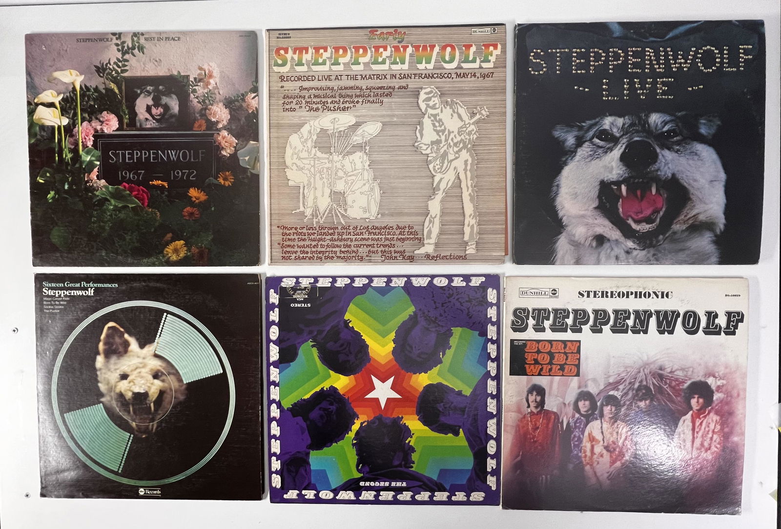 Steppenwolf Vinyl Albums  - Lot of 6 (1 of 1)