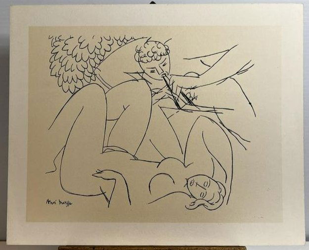 Henri Matisse Lithograph Line Drawing 1940's (1 of 3)