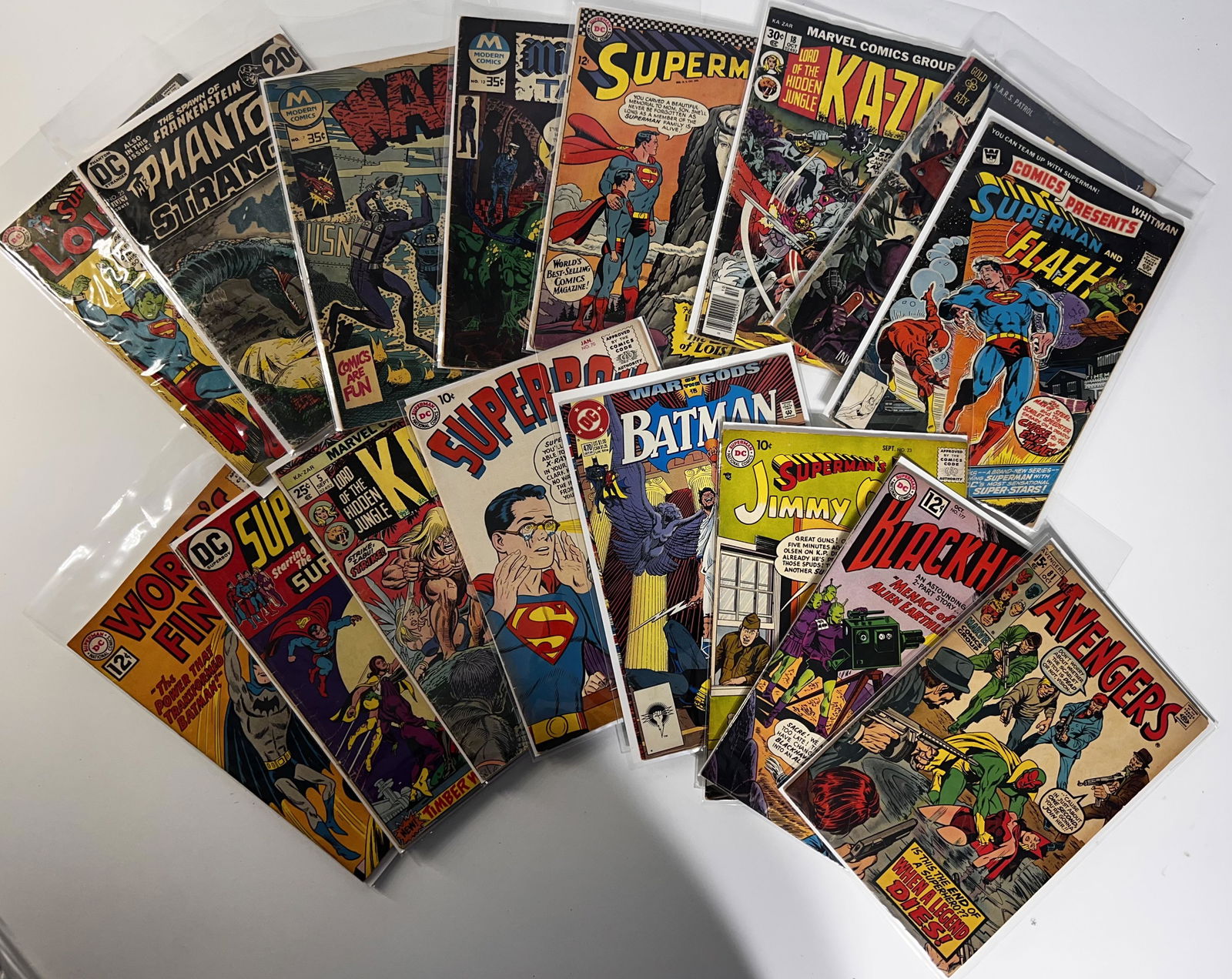 Lot of 1960s 1970s Comic Books between a 4.0 To a 7.0 IF GRADED (1 of 3)