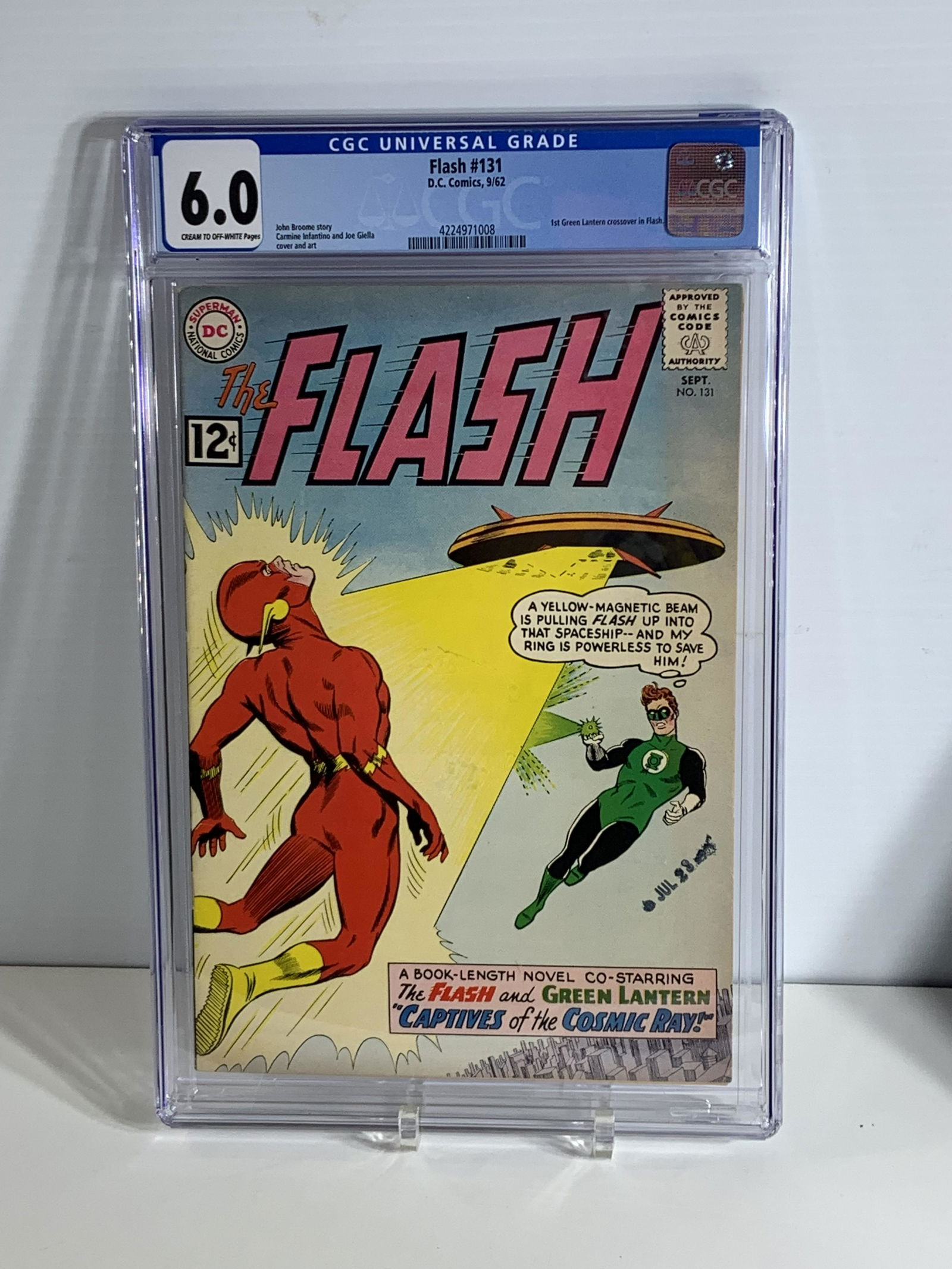 Flash 131 9/62 D.C. Comics CGC 6.0 CREAM TO OFF-WHITE (1 of 4)