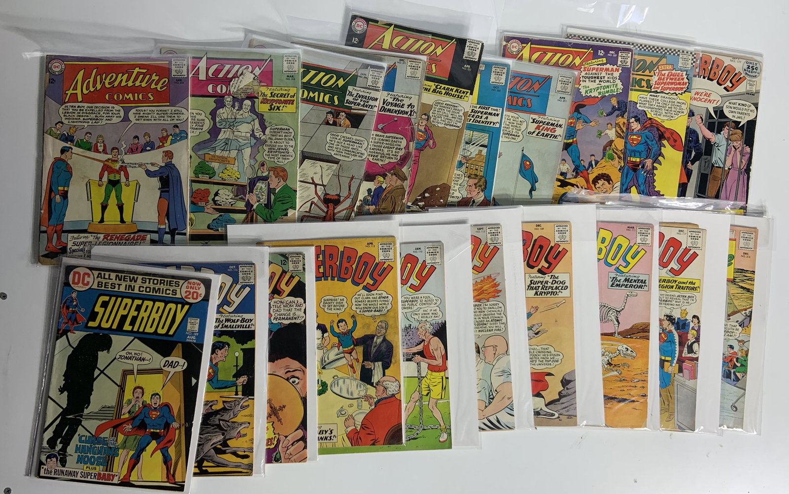 D.C. Comics 1960, 1963, 1964, 1965, 1966, 1967, 1968, 1971, 1972 (1 of 4)