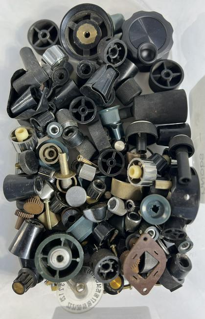 Box of Assorted Ham Radio Knobs (1 of 1)