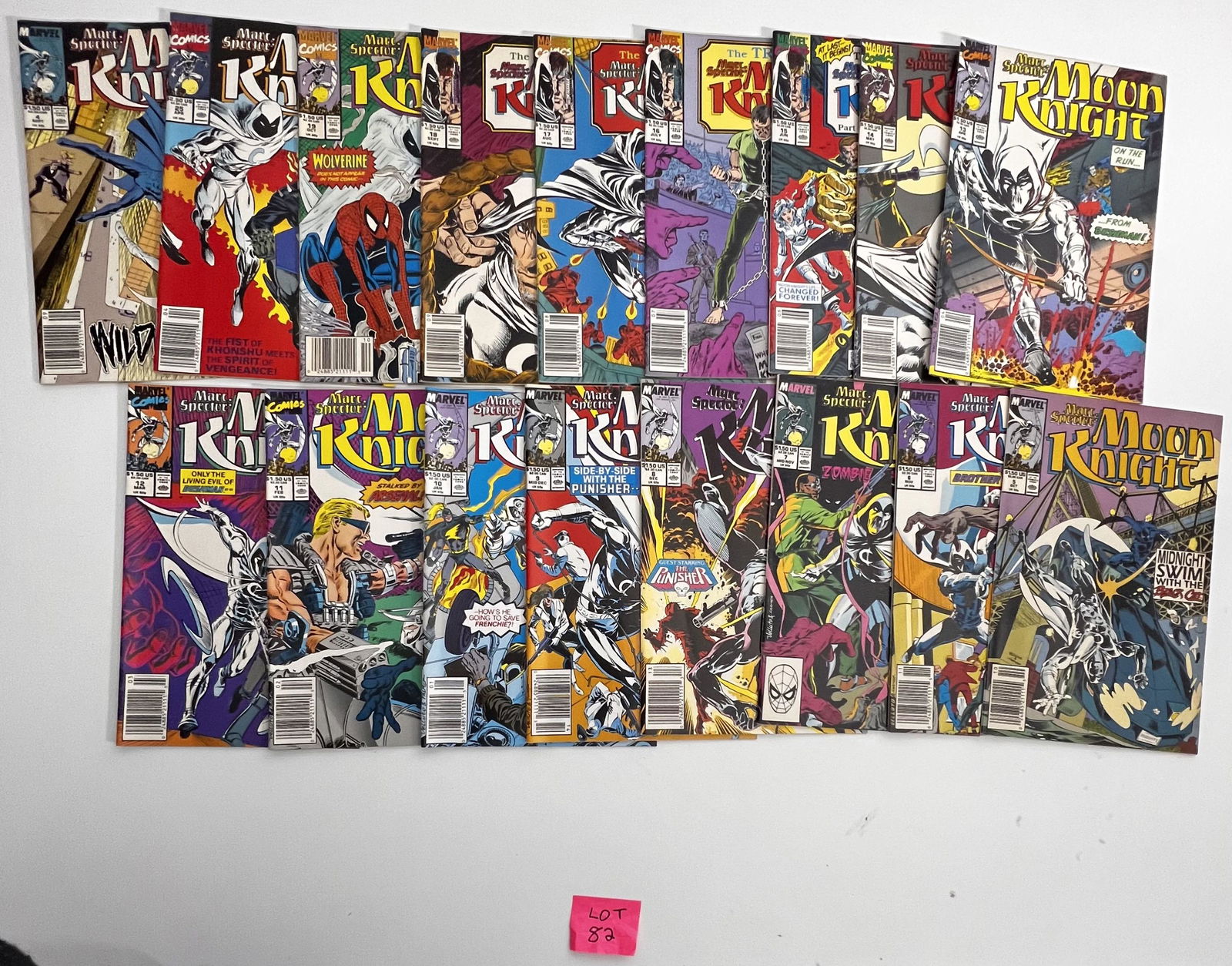 Marvel Marc Spector Moon Knight No. 4,No. 5, No. 6,  No. 7, No. 8, No. 9, No. 10, No. 11, No. 12, (1 of 5)