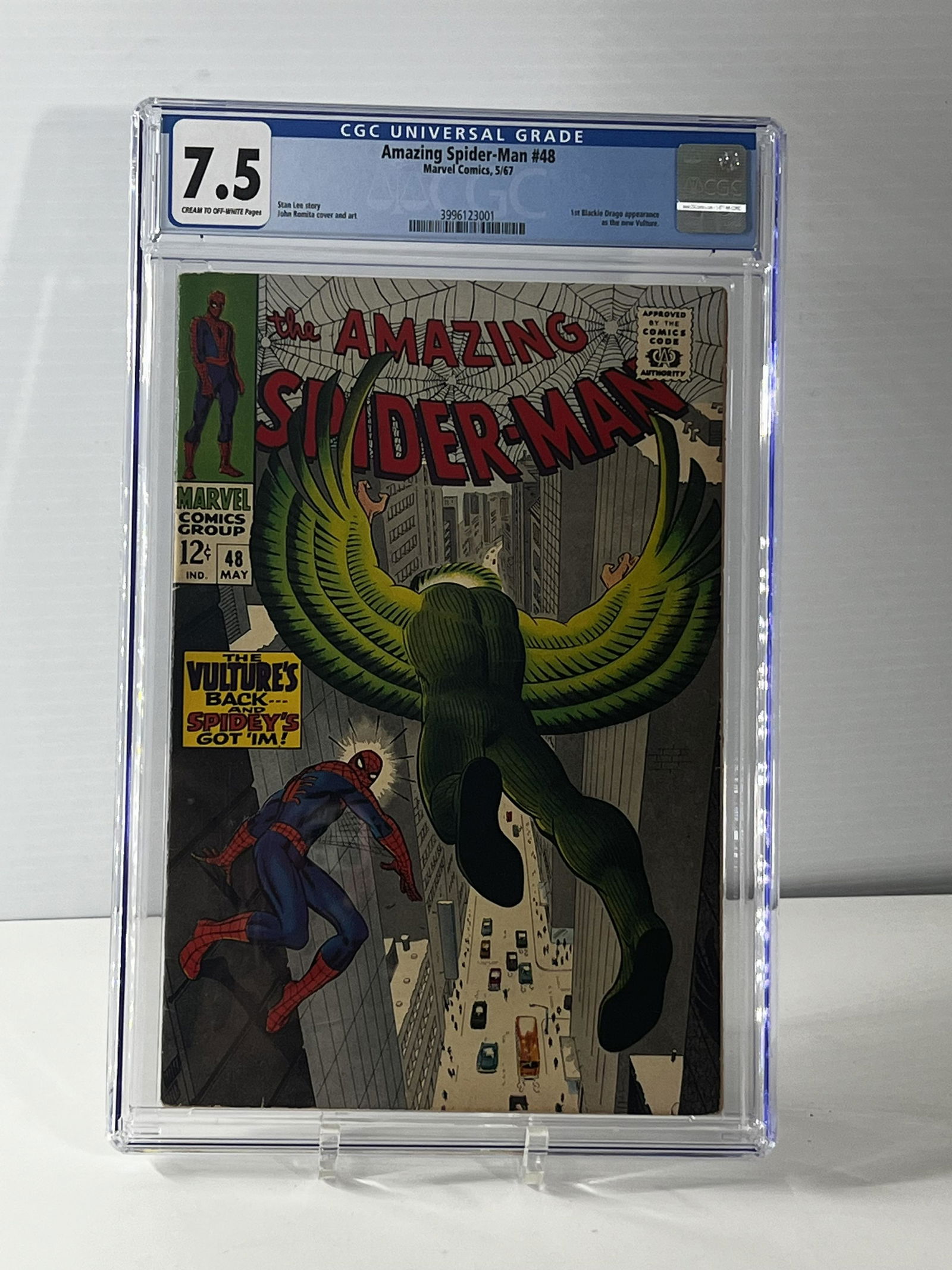 Amazing Spider-Man 48 5/67 Marvel Comics Universal CGC 7.5 CREAM TO OFF-WHITE (1 of 4)