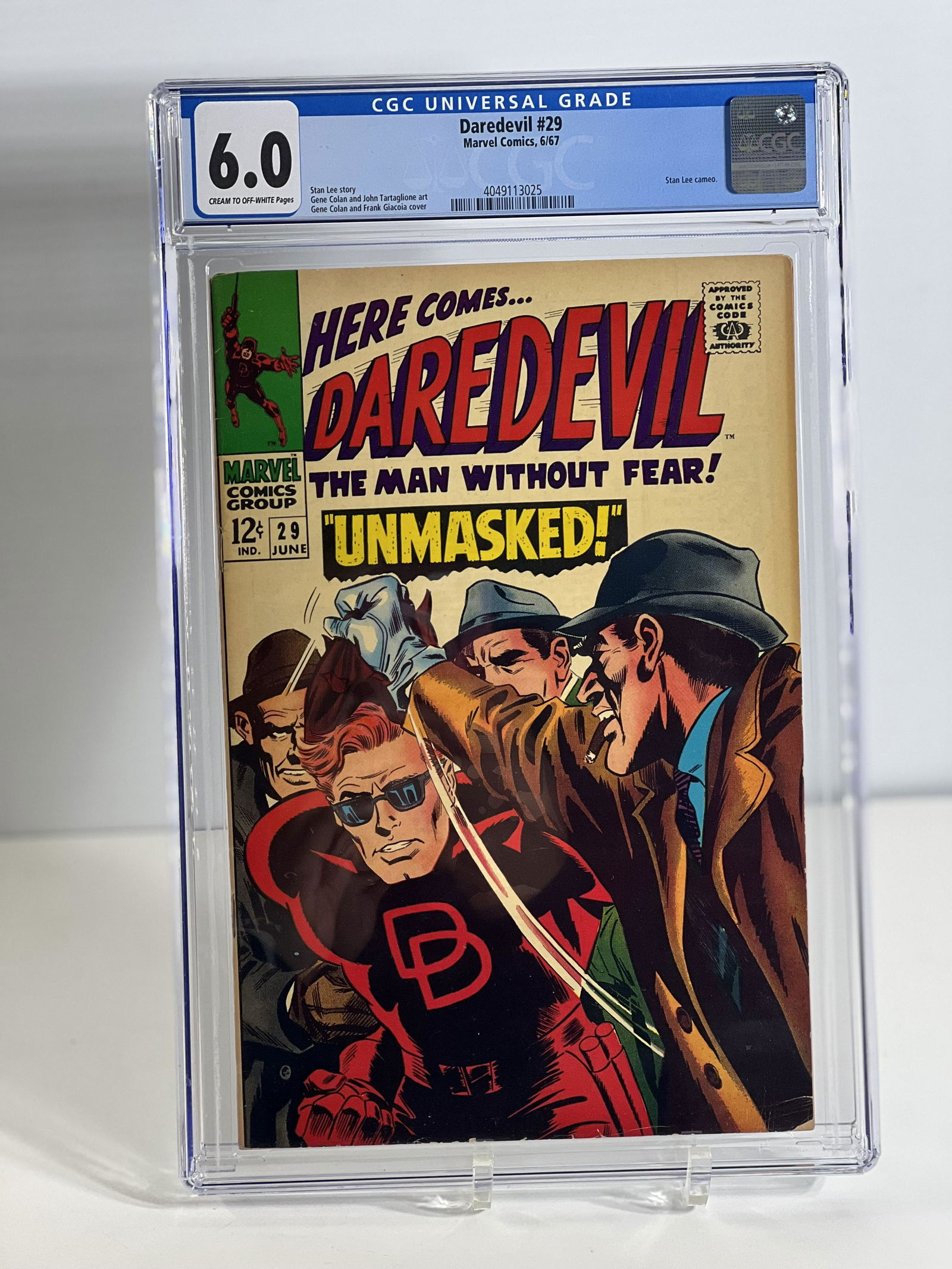 Daredevil 29 6/67 Marvel Comics Universal CGC 6.0 CREAM TO OFF-WHITE (1 of 4)