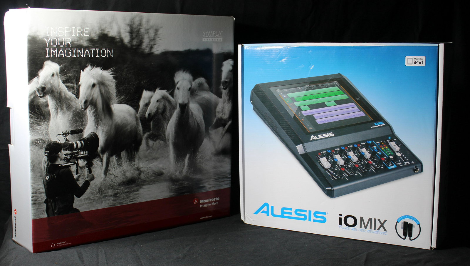 Alesis iO Mix 4-Channel Mixer/Recorder for iPad & Manfrotto SYMPLA Lightweight Shoulder Mounted Rig (1 of 6)