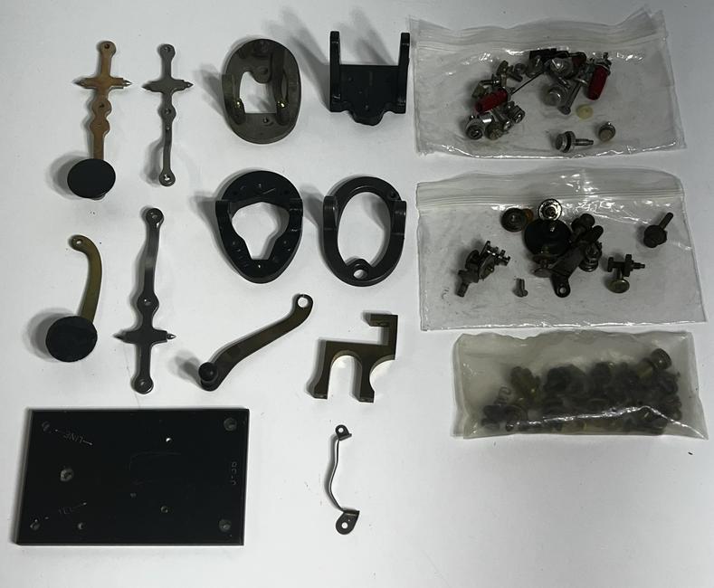 Vintage Telegraph Morse Code Key Assorted Parts: Vintage Telegraph Morse Code Key Assorted Parts. All the parts you need for a vintage Telegraph morse code key. Including one base.