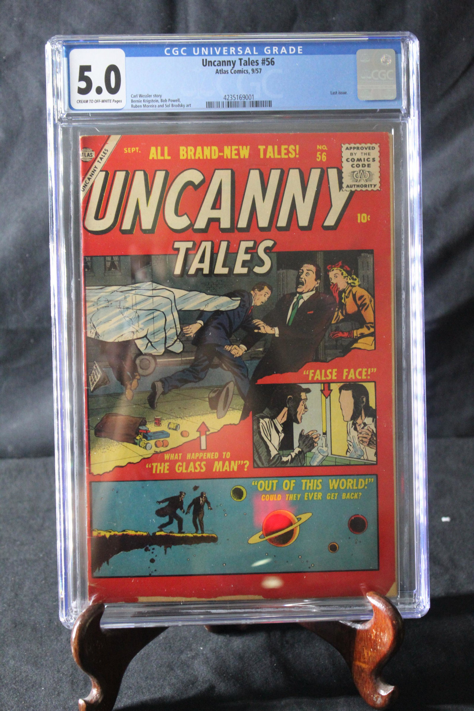 Uncanny Tales 56 9/57 Atlas Comics Universal 5.0 CREAM TO OFF-WHITE (1 of 3)