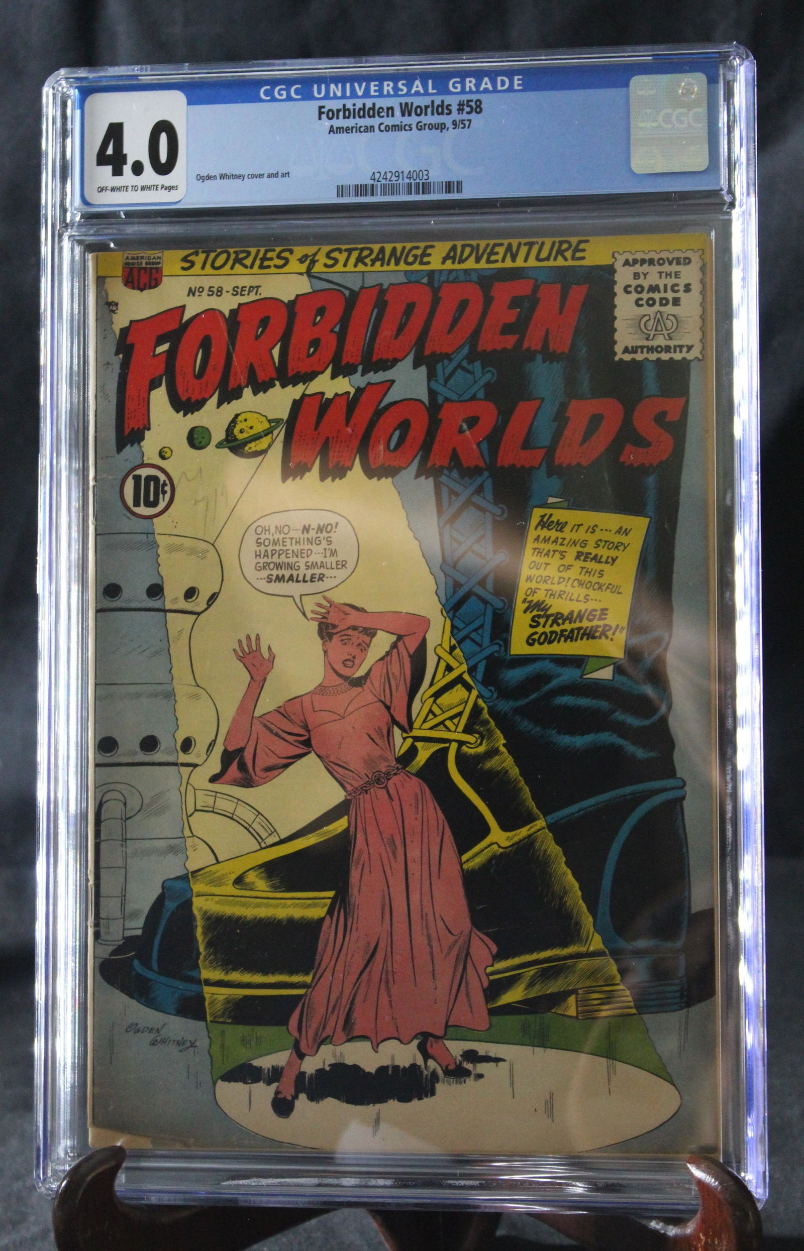 Forbidden Worlds 58 9/57 American Comics Group Universal 4.0 OFF-WHITE TO WHITE (1 of 3)