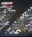 Large Lot of Costume Jewelry - Necklaces, Bracelets, Rings, Pendants, Pins, & Earrings: Coro