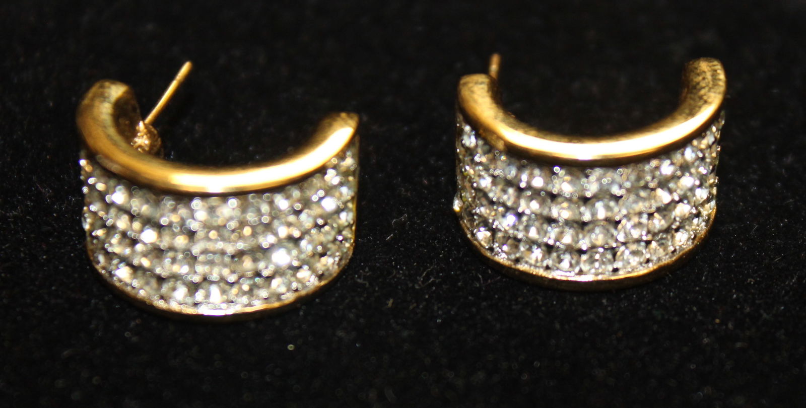 Givenchy Rhinestone Earrings (1 of 3)