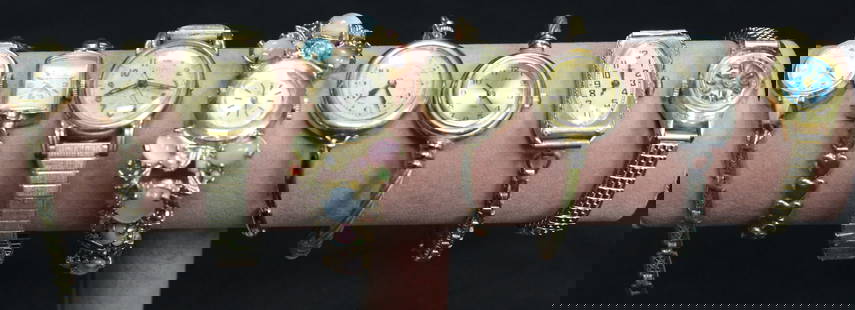 8 Womens Wrist Watches - Collezio, Hamilton, Pedre, Waltham Windsor & Elgin: 8 Womens Wrist Watches. These are beautiful watches, they are all gold tone. Each watch is different very nice and unique, they will be perfect for any special occasion. Some of the brands include: Co