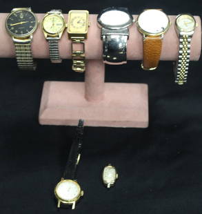 8 Wrist Watches & Face- Timex, Vienna, USS, Rolex, Kathy Ireland, Citizen, & Hamilton: 8 Wrist Watches. These are beautiful watches, Each watch is different very nice and unique, they will be perfect for any special occasion. Some of the brands include: Timex, Vienna, USS, Rolex, Kathy