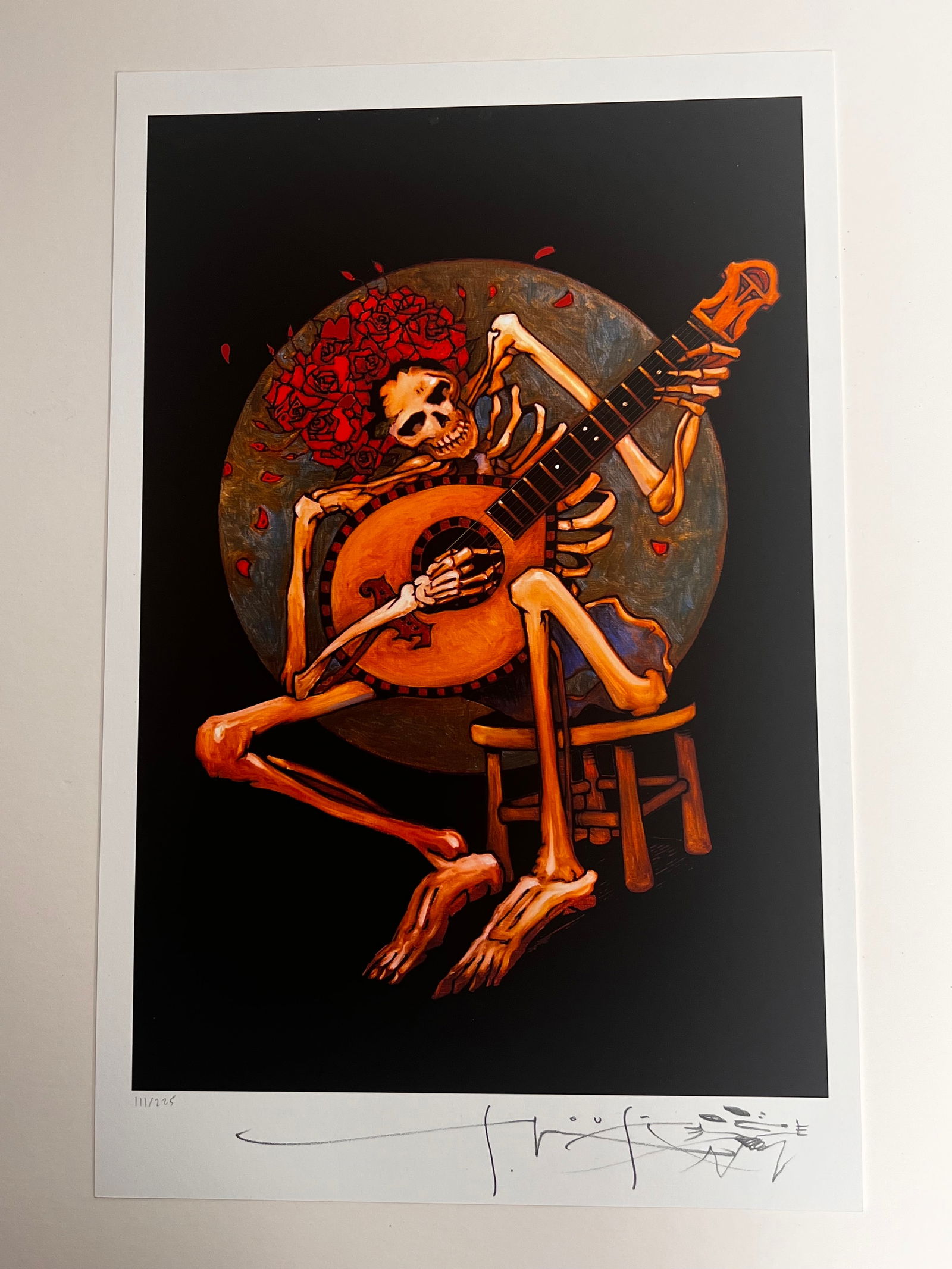 Stanley Mouse Hand Signed And Numbered 111/225 Easy Rider Lithograph Greatful Dead Art (1 of 4)