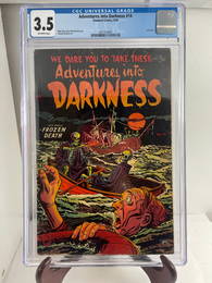 Adventure into Darkness 14 6/54 Standard Comics Universal CGC 3.5  OFF-WHITE Pages