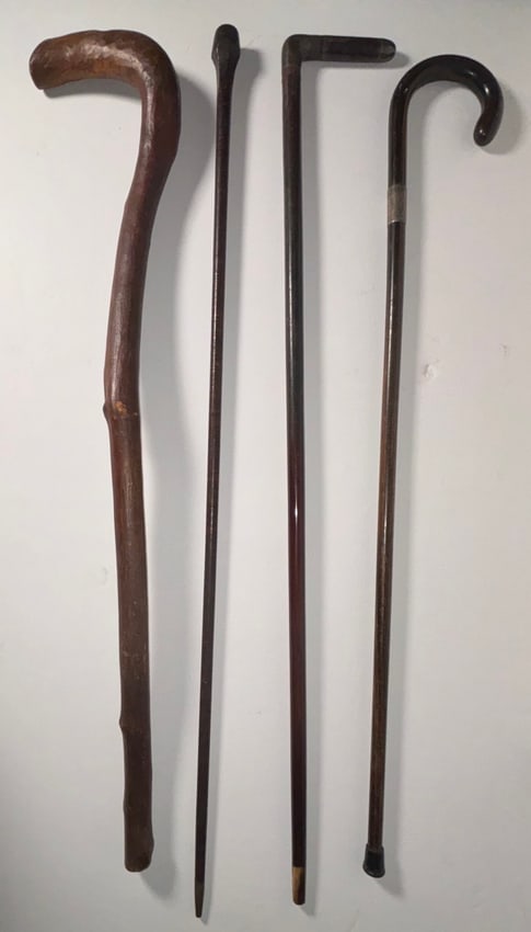 (4) Gentleman's Canes & Walking Sticks - Irish shelic (1 of 11)
