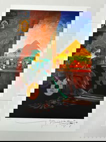 Stanley Mouse Handsigned Grateful Dead 118/225  Pyramid Jester Lithograph