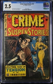 Crime SuspenStories 25 10-11/54 E.C. Comics Universal 2.5 CREAM TO OFF-WHITE